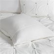 INK+IVY Masie Mid-Century Cotton Percale Comforter Set with Embroidery in White