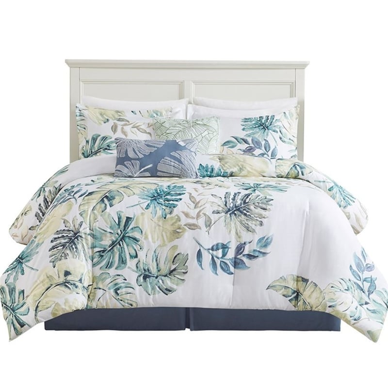 Harbor House Lorelai 6-Piece Cotton Sateen Comforter Set in Multi-Color
