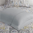 Harbor House Hallie 6-Piece Cotton Sateen Printed Comforter Set - Gray Finish