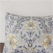 Harbor House Livia 6-Piece Cotton Comforter Set w/ Decorative Pillows in Blue