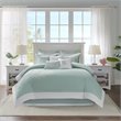 Harbor House Coastline Cotton Jacquard Cal King Comforter Set in Blue