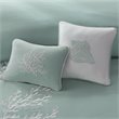Harbor House Coastline Cotton Jacquard Cal King Comforter Set in Blue
