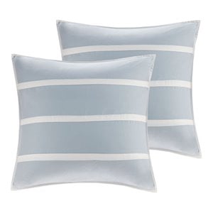 Harbor House Crystal Beach Coastal 100 Percent Cotton Euro Sham in Blue