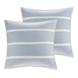 Harbor House Crystal Beach Coastal 100 Percent Cotton Euro Sham in Blue
