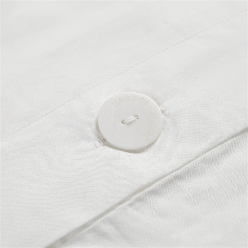 Harbor House Maya Bay Cotton Duvet Mini Set with Embroidery in White