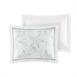 Harbor House Maya Bay Cotton Duvet Mini Set with Embroidery in White Finish