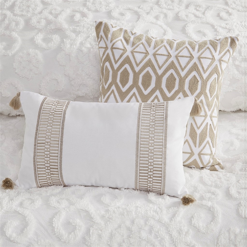 Harbor House Suzanna Cotton Duvet Mini Set with Embroidery in Ivory