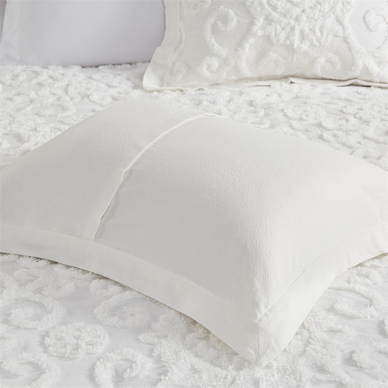 Harbor House Suzanna Cotton Duvet Mini Set with Embroidery in Ivory Finish