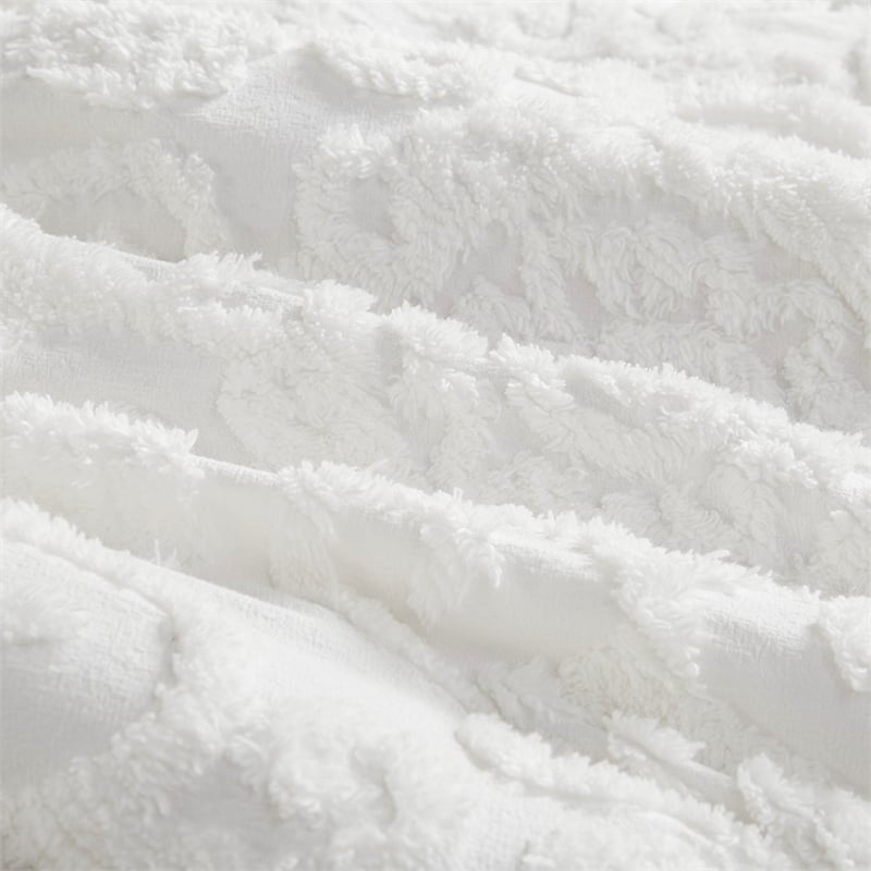 Harbor House Suzanna Cotton Duvet Mini Set with Embroidery in Ivory Finish