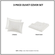 Harbor House Suzanna Cotton Duvet Mini Set with Embroidery in Ivory Finish