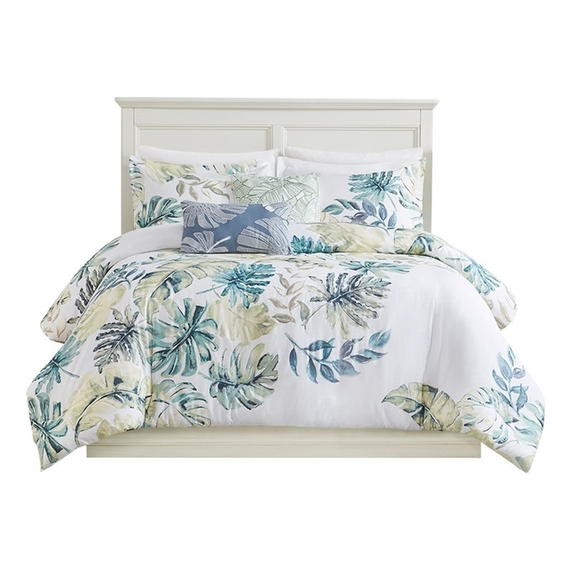 Harbor House Lorelai 5-Piece Cotton Sateen Printed Duvet Set in Multi-Color