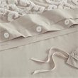 Harbor House Suzanna Cotton Tufted Embroidered Duvet Cover Mini Set in Beige