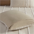 Harbor House Anslee Cotton Yarn Dyed Tufted Duvet Cover Mini Set in Beige