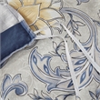 Harbor House Livia 5-Piece Traditional Cotton Duvet Set in Blue Finish