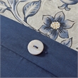 Harbor House Livia 5-Piece Traditional Cotton Duvet Set in Blue Finish