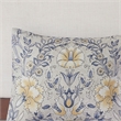 Harbor House Livia 5-Piece Traditional Cotton Duvet Set in Blue Finish