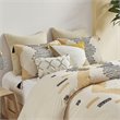 INK+IVY Arizona 3-piece Cotton Geometric Full/Queen Duvet Cover Set in Yellow