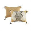 INK+IVY Arizona 3-piece Cotton Geometric Full/Queen Duvet Cover Set in Yellow