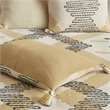 INK+IVY Arizona 3-piece Cotton Geometric Full/Queen Duvet Cover Set in Yellow