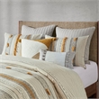 INK+IVY Cody 3-piece Contemporary Cotton Duvet Cover Set in Yellow/Gray