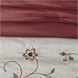 Madison Park Serene 7-piece Polyester Polyoni Comforter Set in Red/Ivory