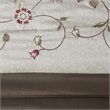 Madison Park Serene 7-piece Polyester Polyoni Comforter Set in Red/Ivory