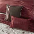 Madison Park Serene 7-piece Polyester Polyoni Comforter Set in Red/Ivory