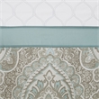 510 Design Polyester Microfiber Embroidery Printed Shower Curtain in Green