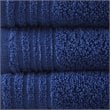 510 Design Big Bundle 12-piece Cotton Bath Towel Set in Navy
