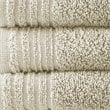 510 Design Big Bundle 12-piece Cotton Bath Towel Set in Taupe Brown