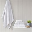510 Design Aegean 6-piece Contemporary Turkish Cotton Towel Set in White