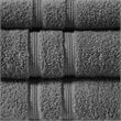 510 Design Aegean 6-piece Contemporary Turkish Cotton Towel Set in Charcoal