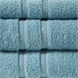 510 Design Aegean 6-piece Contemporary Turkish Cotton Towel Set in Aqua Blue