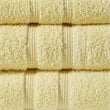 510 Design Aegean 6-piece Contemporary Turkish Cotton Towel Set in Yellow
