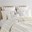 INK+IVY Imani 100 Percent Cotton Printed Duvet Cover Mini Set in Ivory