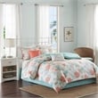 Madison Park Pebble Beach 7-piece Cotton Sateen Comforter Set - Coral Pink