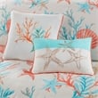 Madison Park Pebble Beach 7-piece Cotton Sateen Comforter Set - Coral Pink