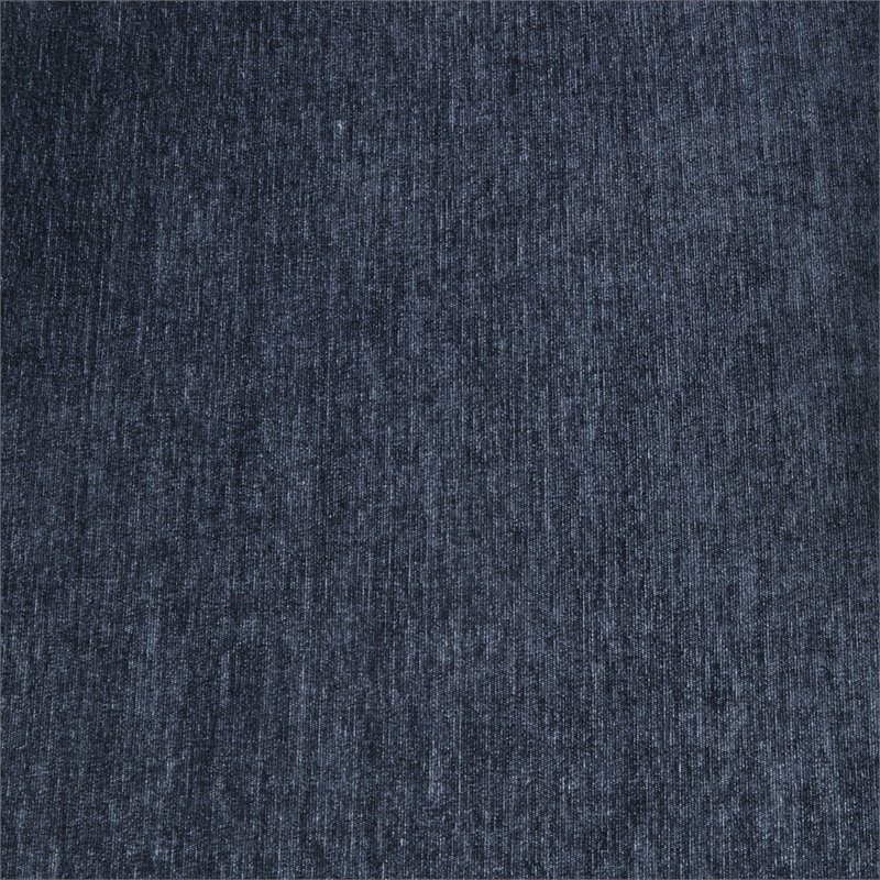 Madison Park Qwen Solid Wood and Polyester Button Tufted Accent Chair in Navy