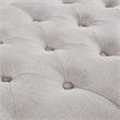 Madison Park Shandra Solid Wood and Polyester Storage Bench in Natural/Black