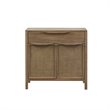Madison Park Palisades Coastal Solid Wood Accent Chest in Natural