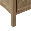 Madison Park Palisades Coastal Solid Wood Accent Chest in Natural