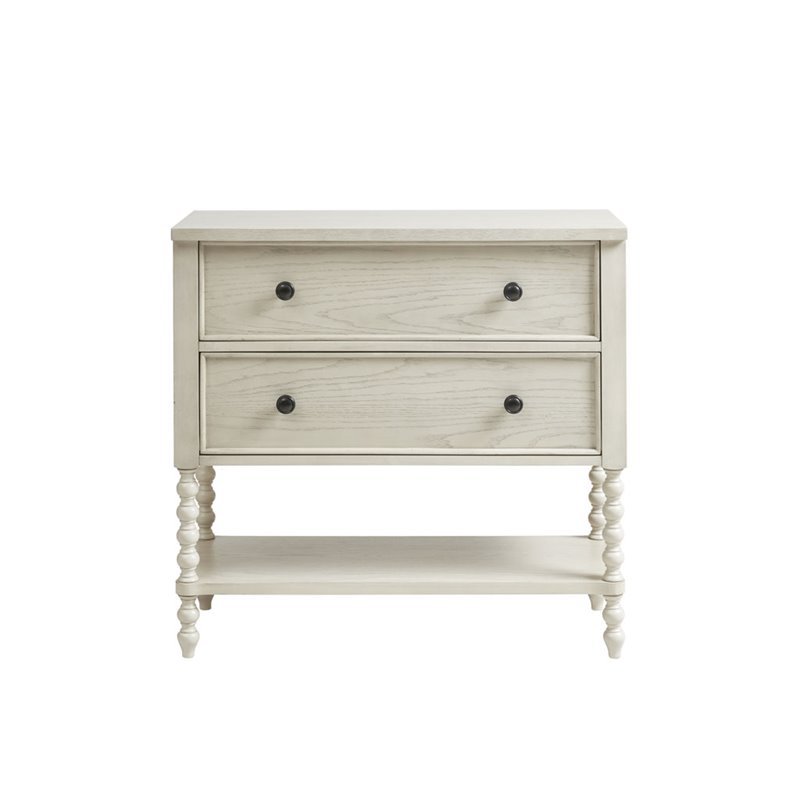 Madison Park Signature Beckett MDF Solid Wood Accent Chest in Natural