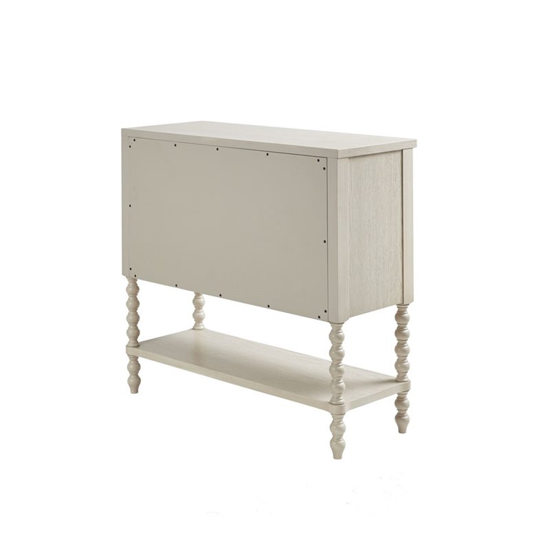 Madison Park Signature Beckett MDF Solid Wood Accent Chest in Natural
