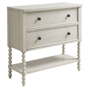 Madison Park Signature Beckett MDF Solid Wood Accent Chest in Natural