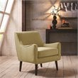 Madison Park Oxford Solid Wood Polyester Accent Chair - Green/Espresso