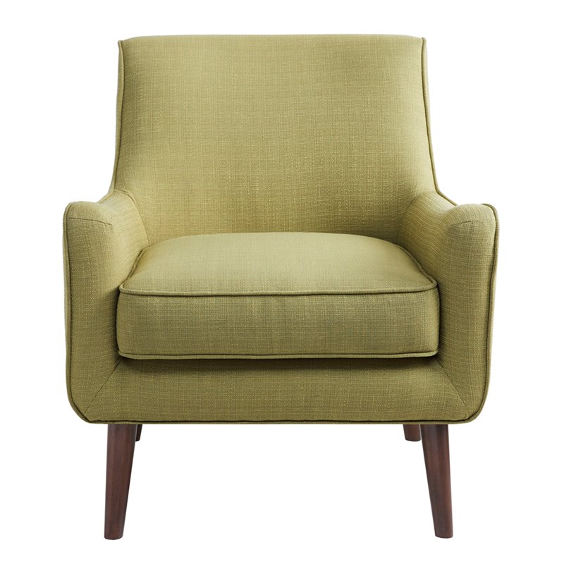 Madison Park Oxford Solid Wood Polyester Accent Chair - Green/Espresso