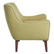 Madison Park Oxford Solid Wood Polyester Accent Chair - Green/Espresso