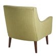 Madison Park Oxford Solid Wood Polyester Accent Chair - Green/Espresso