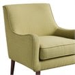 Madison Park Oxford Solid Wood Polyester Accent Chair - Green/Espresso