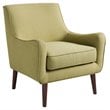 Madison Park Oxford Solid Wood Polyester Accent Chair - Green/Espresso